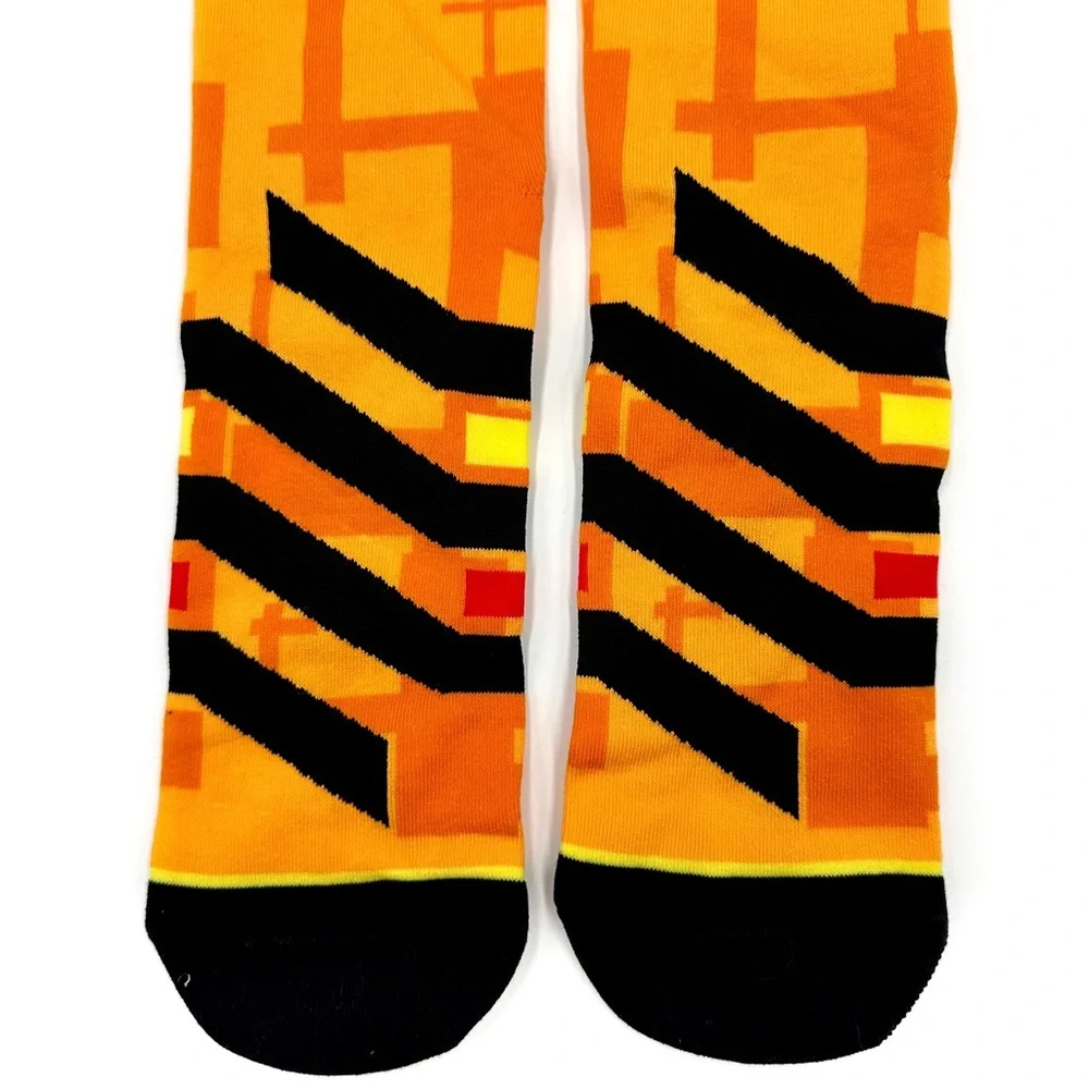Odd Sox Naruto Shippuden Crew Socks Mens Womens Anime Manga Orange Novelty Gift